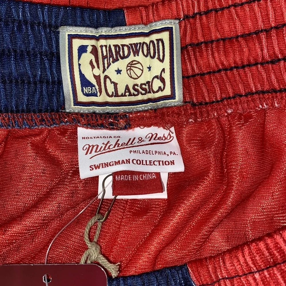NWT Mitchell & Ness Houston Rockets 1993 Split Swingman Shorts Mens 2XLB